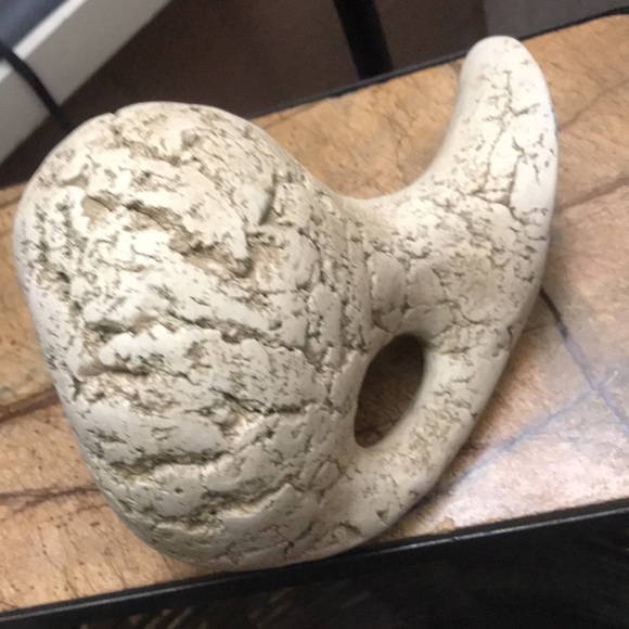 Primitive Pitcher Vase Heavy Unique Clay - Picture 2 of 14